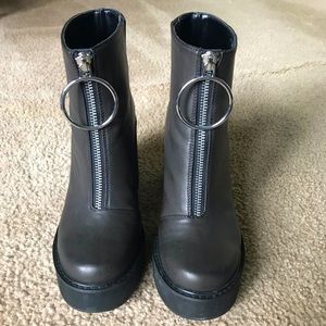 Chunky Platform Ankle Boot